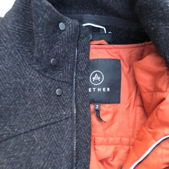 RARE Aether Designer Long Coat Jacket Medium - Picture 9 of 16